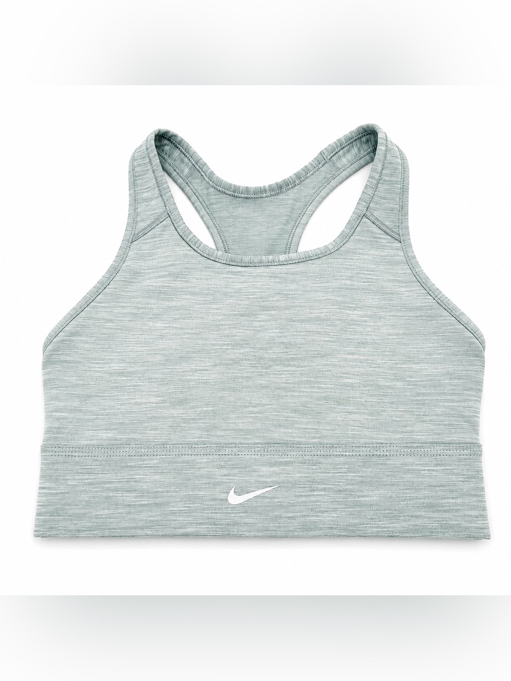 Nike Dri-FIT Heather Gray Sports Bra Women’s size M Medium Racerback
